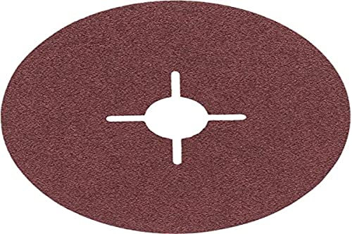 Bosch Accessories Disque abrasif en fibre (pour meuleuse d'angle de différents matériaux, Ø 125 mm, grain 60).