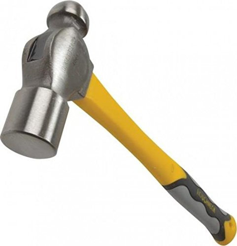 Roughneck 61474 - Martello con penna tonda, manico in fibra di vetro, 453 gr