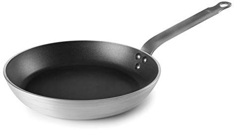 Lacor 21722 - Sartén Tricapa Plus con Fondo Aluminio Inducción Antiadherente, 22 cm