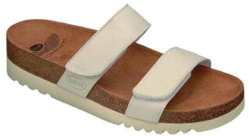 Scholl Lusaka, Sandal Donna, Bianco, 39 EU