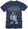 Star Wars Herren Sixteen Bit R2d2 T-Shirt, Heather Navy, S