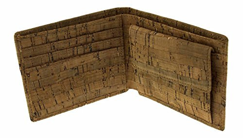 retrostiel Portefeuille pour Hommes en liège Vegan Cadeau Vintage (Simple)
