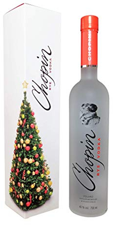 Chopin Rye im Weihnachtskarton | Polnischer Qualitätswodka | 0,7 Liter, 40%