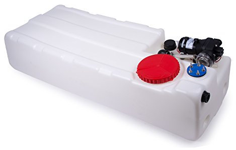 wellenshop Nuova Rade Wassertank Bora 12 V Pumpe 100 L Förderleistung 12,5 Liter/min Frischwassertank Bootstank Tank Wasser-Behälter Boot
