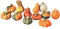 SIDCO Halloween 12 Kürbis Terrakotta Dekoration Tischdeko Herbst Deko Kürbisse