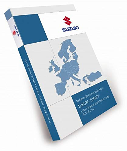 TomTom Suzuki Navigation SD für SX 4 Bosch MMC - Europa 2019 + Hauptstraßen Osteuropa (v 9.0 EU)