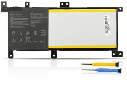 K KYUER 38Wh C21N1509 Batteria per Asus Vivobook X556U X556UA X556UB X556UF X556UJ X556UQ X556UQK X556UR X556UV K556U K556UA K556UB K556UF K556UJ K556UQ K556UR A556U A556UA A556UB A556UF A556UJ A556UQ