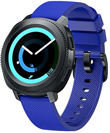FunBand Compatibile con Cinturino Gear Sport, 20mm Braccialetto Sportivo di Ricambio in Silicone per 20mm Universal Strap/Gear S2 Classic/Galaxy Watch 42mm / Galaxy Watch Active 2