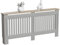 Vida Designs Arlington Radiator Cover Grey Modern Painted MDF Cabinet, Slats, Grill, Wood Top Shelf, Extra Large (H: 83.3 / W: 172 / D: 19 cm)