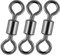 Alwonder Angeln Wirbel Tönnchenwirbel Meeresangelgeräte, Angelanschluss, Tonnenwirbel Edelstahl-Terminal-Tackle, Angelzubehör Spinnwirbel Ton Swivels Angelwirbel Verschiedene Größen Gr.#12