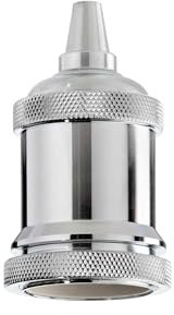 Ideal Lux - Lampenfassung E27 Chrom