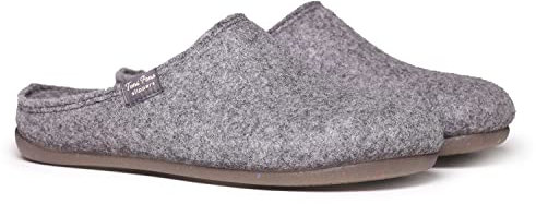 TONI PONS Chaussons de maison pour femme en feutre recyclé - MONA-FR - Gris, 36 EU