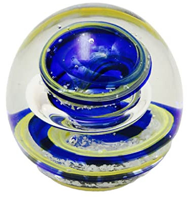 L'Artisan du Cristal - Sulfure - Presse Papier - Tourbillon - Grand Modèle - Fait Main - Signé Klein 54120 Baccarat France - Idée Cadeau - Décoration d'Intérieur