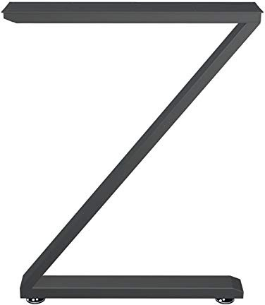 Tischbeine Metall Esstisch Bein Ersatz Möbelfüße Z Form Küche Frühstücksbar Arbeitsplatte Stützfuß 45/55/65/75 cm