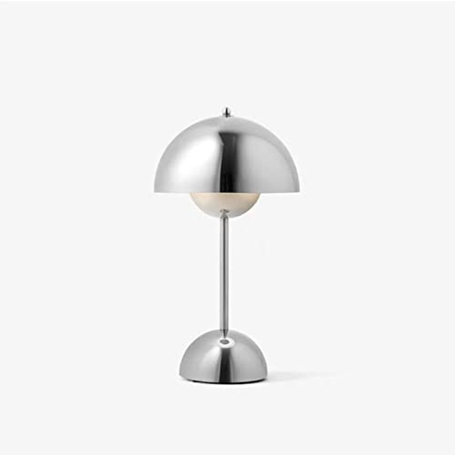 Juodkeo Kabellos Touch Control Tischlampe, 3 Farben Dimmbare Wiederaufladbare LED Tischlampe, Dekorative Nordeuropa Flowerpot Schreibtischlampe für Schlafzimmer Wohnzimmer Restaurant Bar