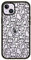 CASETiFY Impact iPhone 14 Plus Case [4X Military Grade Drop Tested / 8.2ft Drop Protection/Compatible with Magsafe] - Funny doodle kitty cats pattern - Clear Black