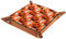 Aufbewahrungsbox für Halloween, Kürbis, Schlüssel, Münzen, Süßigkeiten, Rollen, Würfel, Spiele, Tablett, Leder, quadratisch, Schmucktabletts