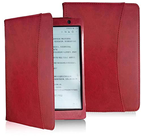 Cover per Kobo Aura One 7.8 modello N709 e-book Smart Case Kobo Aura One 7.8 pollici modello N709 e-book Custodia in pelle con Auto Sleep/Wake (rosso)