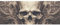 DNOVING 2 Rollen Totenkopf Geburtstag Geschenkpapier - 147,3 x 58,4 cm Geschenkpapier für Jungen & Mädchen Geburtstag & Hochzeit GWP-708085137
