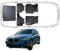 Trimak Passgenau 3D Fussmatten & Kofferraumwanne Auto Set Kompatibel mit BMW X1 F48 2015-2022 Auto Zubehör Gummimatten & Kofferraummatte Autos TPE Allwetter Geruchlos rutschfest Schwarz