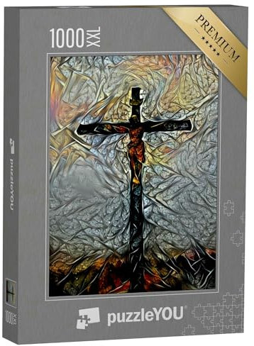 Puzzle 1000 Teile XXL „Der Herr Jesus am Kreuz“ – aus der Puzzle-Kollektion Christentum