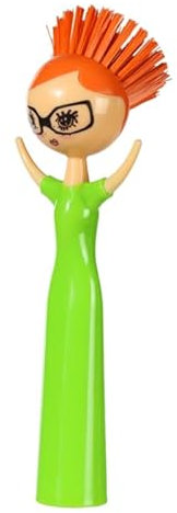 Spülbürste 23 cm lustig Frau bunt Reinigungsbürste