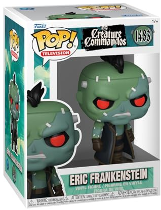 Funko POP! TV: Creature Commandos - Eric Frankenstein - DC Comics | Offizielles Superheroes Merch - Vinyl Sammelfigur als Regal Deko - Geschenkidee zum Geburtstag für Fans und Sammler