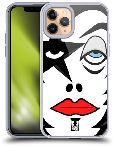 Head Case Designs Weiss Hässliche Gesichter Softgelhülle Kompatibel Mit Apple iPhone 11 Pro Und Kompatibel Mit Magsafe Zubehör
