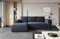 Easy4You Lambi Beige Ecksofa L-Form Links 266 x 89 x 164 cm mit Schlaffunktion und Stauraum - Schlafsofa mit Bettkasten - Moderne Wohnzimmermöbel – Stoff: Castel 15