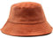 YUEZHAN Bucket Hat Hut Damen Herren Winter Retro Cord Eimer Hut Mode Designer Streetwear Fischer Mützen Strand Kappe Outdoor Unisex Hut 54-58Cm Braun