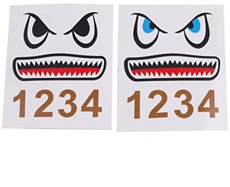 Onboard Camera Mounts, Drone Sticker Adhesive Quadcopter Decal Cartoon Fish Sticker Compatible with Mavic 3 Mini SE Air 2S