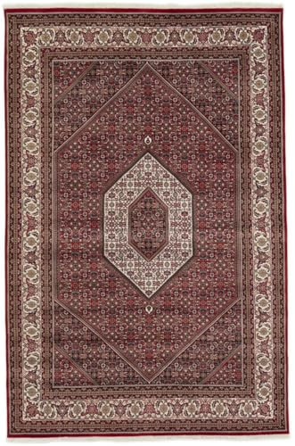 Nain Trading Indo Bidjar 200x300 Handgeknüpft Orientteppich Teppich Wolle Indien