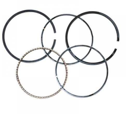 Jeu de segments de Piston de 65mm, Compatible avec le moteur Ki FJ180V FJ180 FC180, bloc-cylindres de tondeuse à gazon, bague d'huile, anneaux de Compression de remplacement(1 SET)