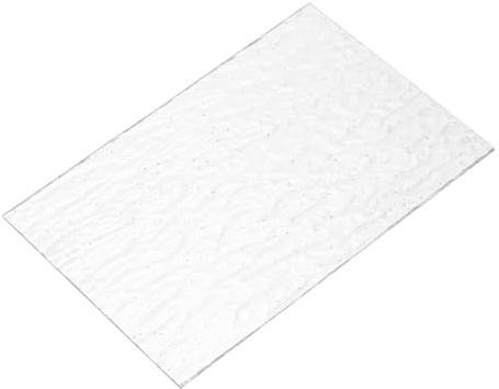 QUARKZMAN Vitrail Feuille Mosaïque Carreau 5.9 Inch x 3.9 Inch Transparent Vitrail Feuilles Pour Crafts DIY, Art Project