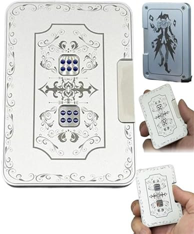 Kreative mechanische Würfel, 3D Würfel Fidget Spielzeug, Aluminiumlegierung Auto, Drücken Sie Transform Würfel Fidget, MechanischeStress Spielzeug (A)