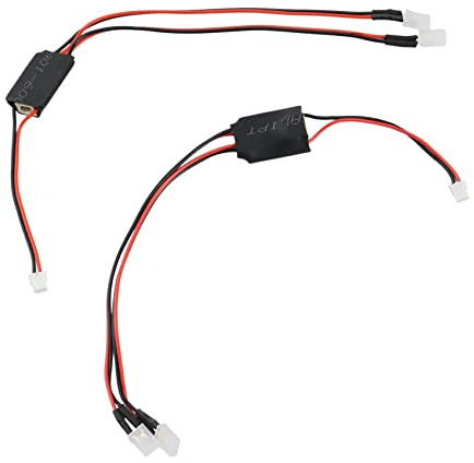 Steowsey 2 StüCke Scheinwerfer LED Licht für HBX 16889 16889A 16890 16890A SG1601 SG1602 1/16 RC Auto Upgrade Teile