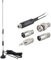 Kaunosta Antenne FM - Base magnétique - Avec PAL BNC - 3,5 mm et 75 à 300 ohms - Connecteur pour radio numérique HD Pioneer Onkyo Yamaha Marantz - Pour l'intérieur - Radio numérique HD - Bluetooth