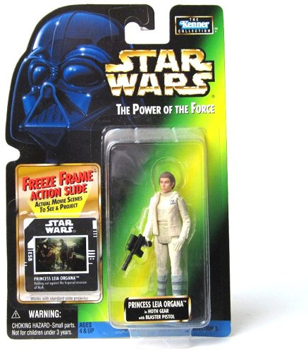 Star Wars: Power of the Force Freeze Frame Princess Leia Organa in Hoth Gear Action Figure