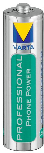 10X Varta 48093 Phone Power AA (Mignon)/HR6 (58399) - 1600 mAh - Nickel-Metallhydrid Akku (NiMH), 1,2 V