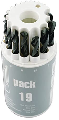 Connect 32996 HSS Dial-a-Drill Set 1mm - 10mm 19pc