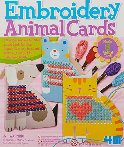 4 m Stickerei Animal Karten Kit