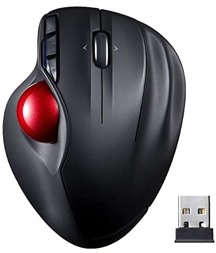 Sanwa direct Wireless Trackball Ergonomics Laser Count The Number of Auto JP F/S