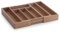 Zeller 25322 - Cubertero de bambú, tamaño Regulable (28,5-40 x 33,5 x 5 cm)