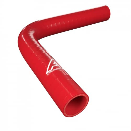 Tuyau coudé en silicone rouge de 22 mm de diamètre intérieur à 90 degrés
