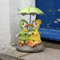 Shudehill Dilly and Dally Puddle Ducks Sitting with Umbrella Garden Ornament