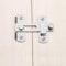 Cerradura de cerrojo Cerradura de cerrojo de acero inoxidable Cerrojo Cerradura de puerta corredera para gabinete de ventana Accesorios de sala de montaje Herrajes para el hogar