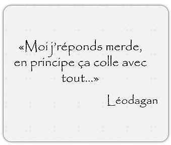 Mygoodprice Tapis de Souris Kaamelott leodagan Merde