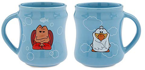 Disney Sebastian and Scuttle - Set di tazze con la sirenetta