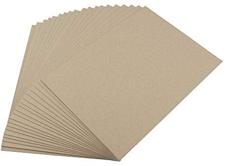 House of Card & Paper Graues Kraftkarton, 1500 Mikron, 945 g/m², A3, 30 Blatt pro Packung