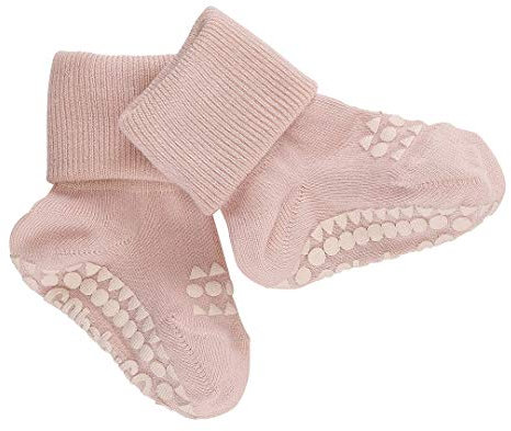 GoBabyGo Unisex Baby Bamboo Rutschfeste Socken Rosa, 1-2J, Rosa - Soft Pink, 12 Monate EU